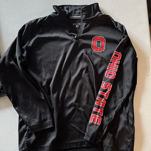 scarlet & gray Other - Ohio State long sleeve athletic wear quarter zip
